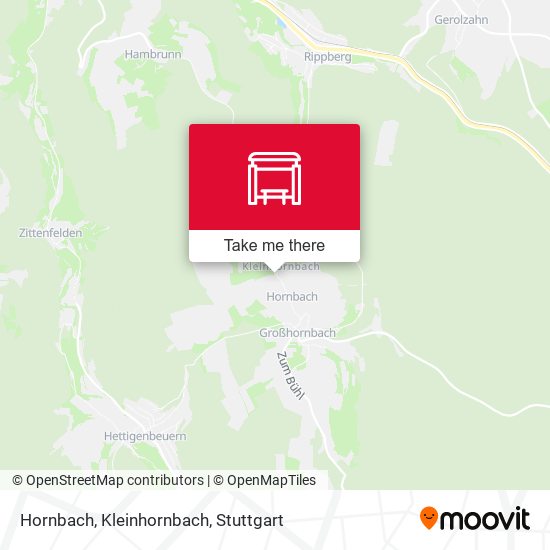 Hornbach, Kleinhornbach map