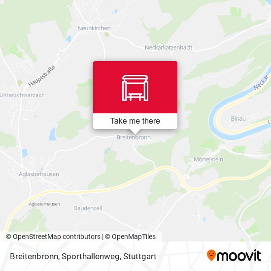 Breitenbronn, Sporthallenweg map