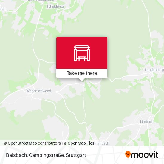 Balsbach, Campingstraße map
