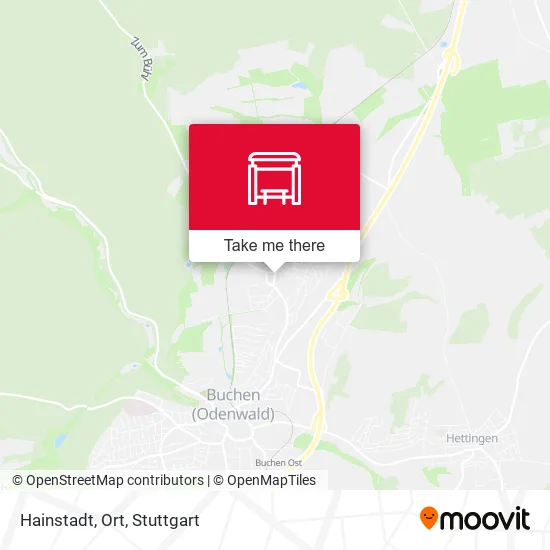 Карта Hainstadt, Ort