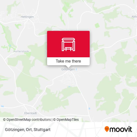 Карта Götzingen, Ort