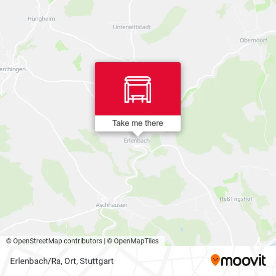 Карта Erlenbach/Ra, Ort