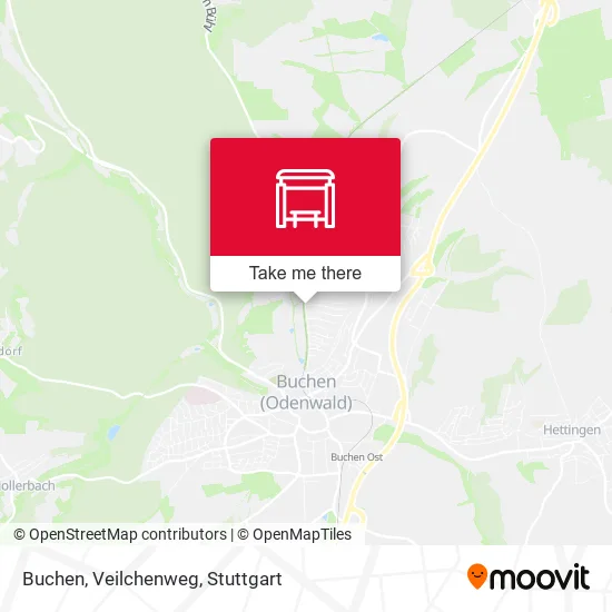 Карта Buchen, Veilchenweg