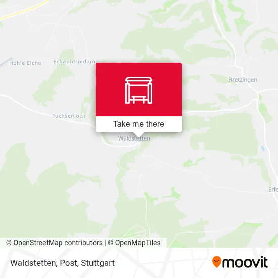 Waldstetten, Post map