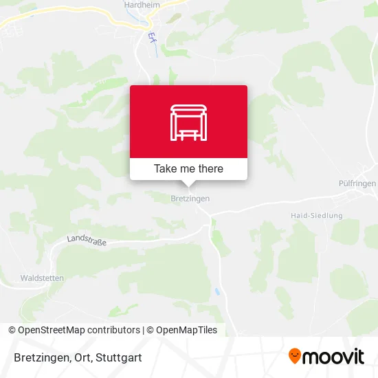 Карта Bretzingen, Ort