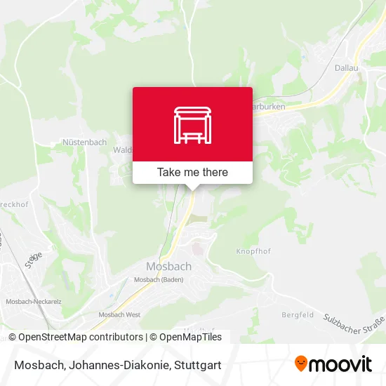Карта Mosbach, Johannes-Diakonie