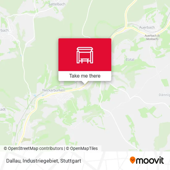 Карта Dallau, Industriegebiet