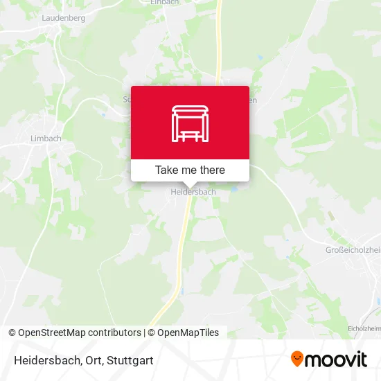 Карта Heidersbach, Ort