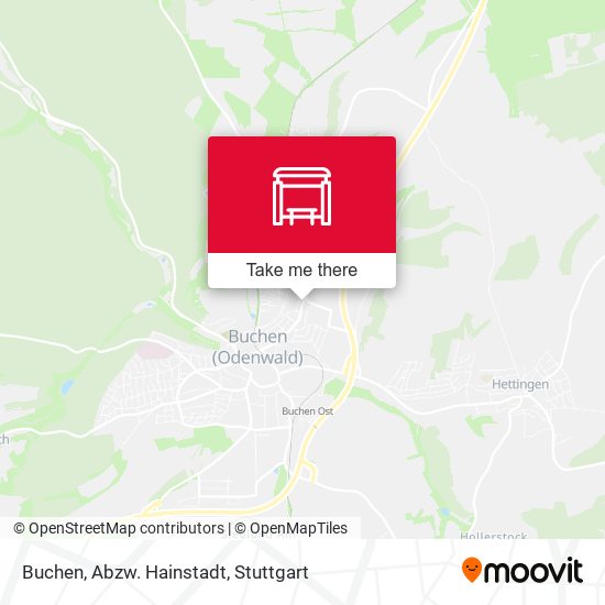 Buchen, Abzw. Hainstadt map