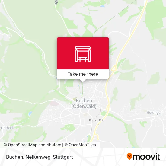 Buchen, Nelkenweg map