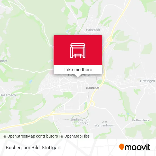 Карта Buchen, am Bild
