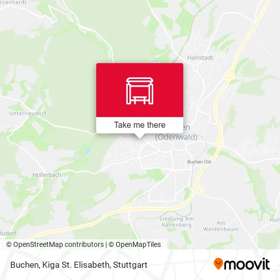 Buchen, Kiga St. Elisabeth map