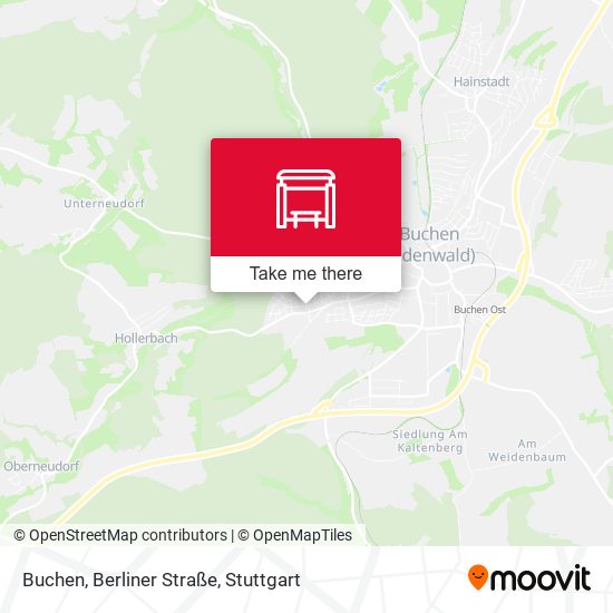 Buchen, Berliner Straße map