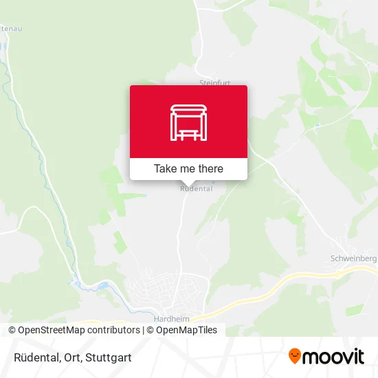 Карта Rüdental, Ort