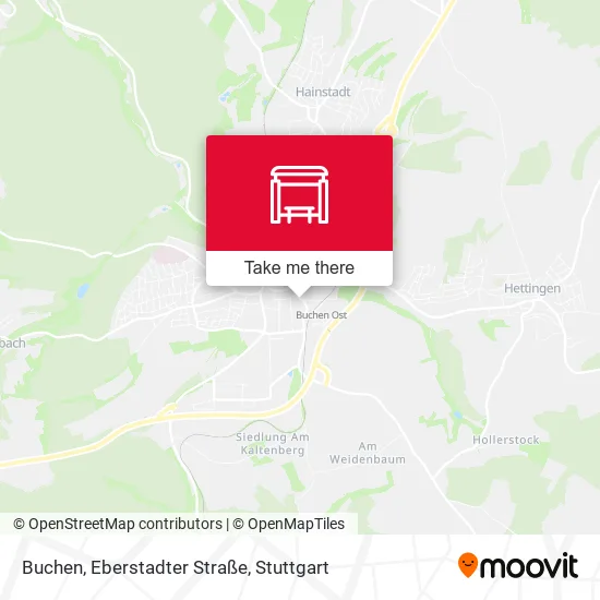 Карта Buchen, Eberstadter Straße