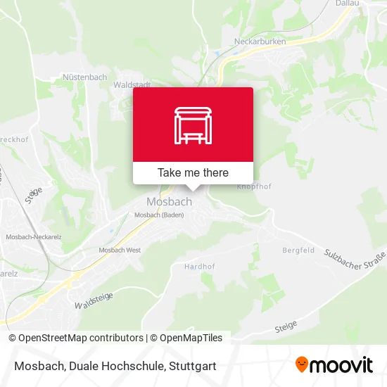 Карта Mosbach, Duale Hochschule