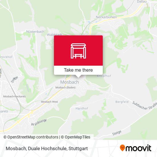 Карта Mosbach, Duale Hochschule