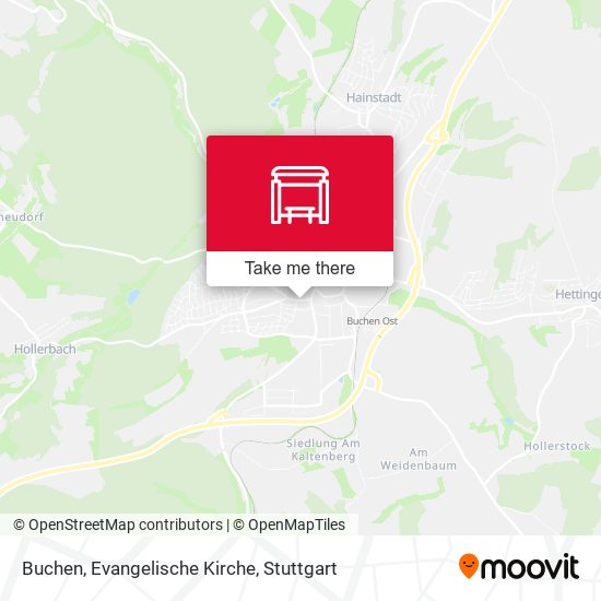 Buchen, Evangelische Kirche map