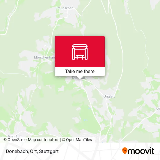 Карта Donebach, Ort