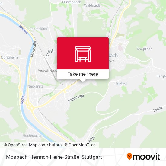 Mosbach, Heinrich-Heine-Straße map