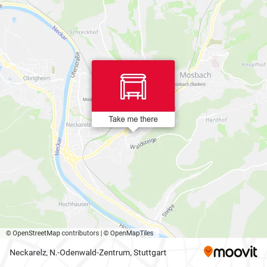 Карта Neckarelz, N.-Odenwald-Zentrum