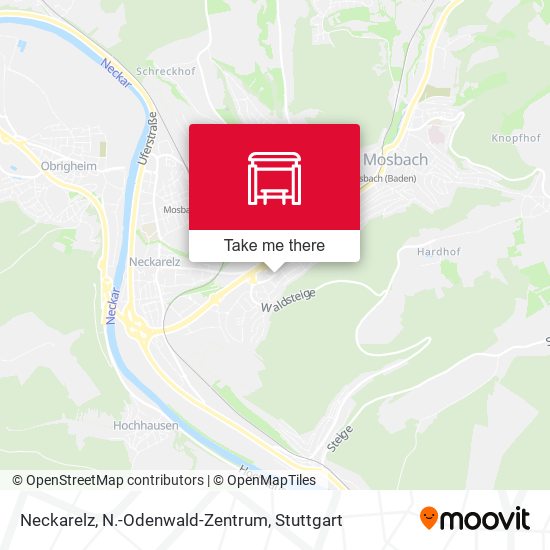 Карта Neckarelz, N.-Odenwald-Zentrum