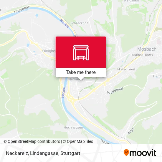 Neckarelz, Lindengasse map