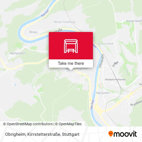 Карта Obrigheim, Kirrstetterstraße