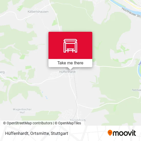 Карта Hüffenhardt, Ortsmitte