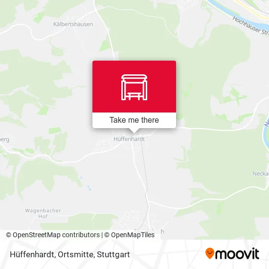 Карта Hüffenhardt, Ortsmitte