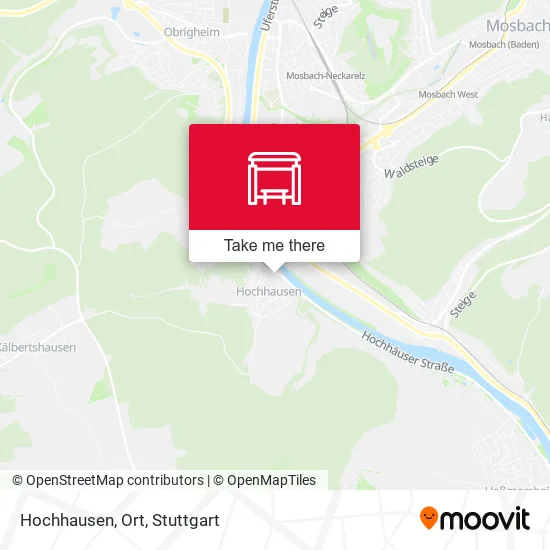 Карта Hochhausen, Ort