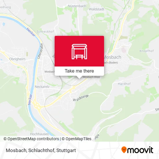 Карта Mosbach, Schlachthof