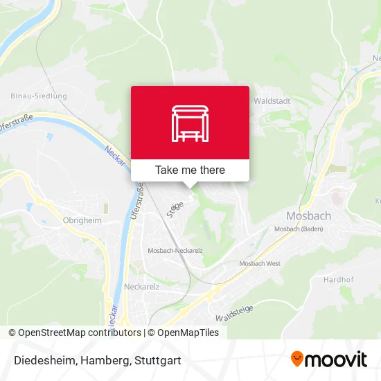 Карта Diedesheim, Hamberg