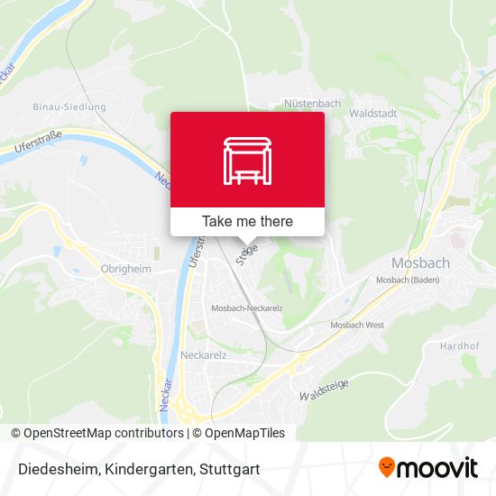 Diedesheim, Kindergarten map
