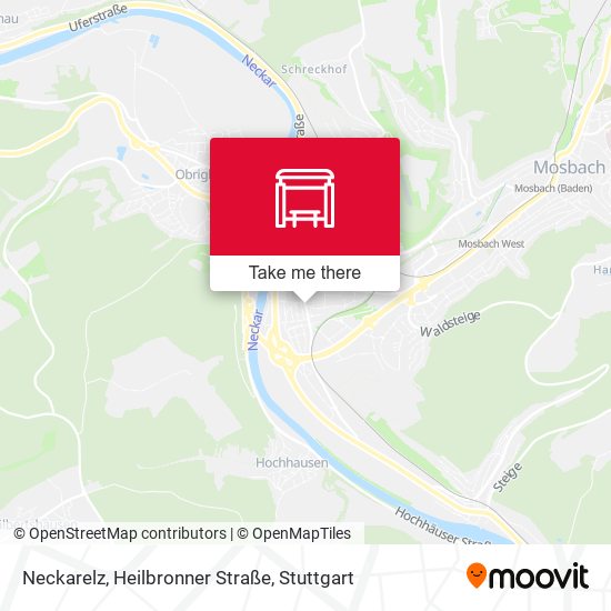 Карта Neckarelz, Heilbronner Straße