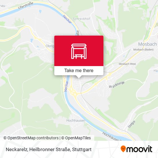 Карта Neckarelz, Heilbronner Straße