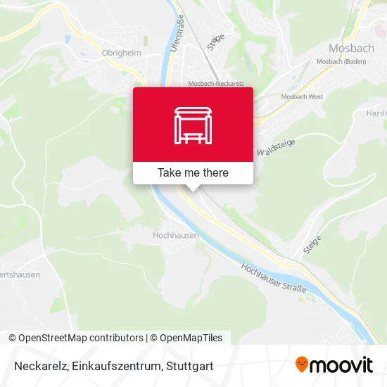 Карта Neckarelz, Einkaufszentrum