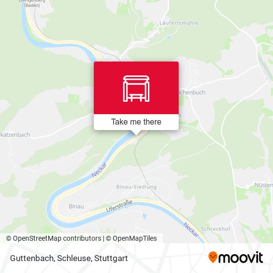 Guttenbach, Schleuse map
