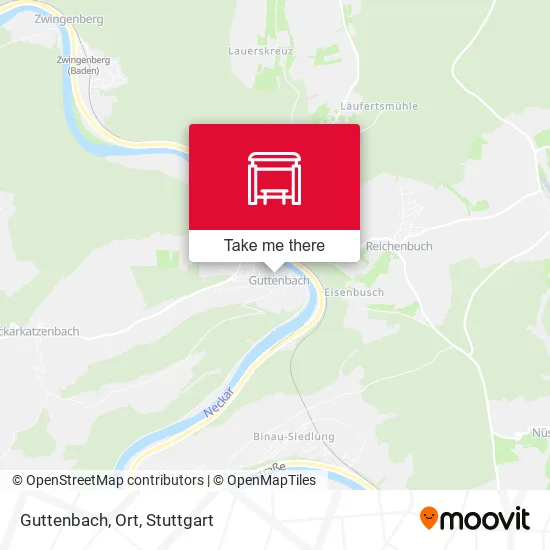 Карта Guttenbach, Ort