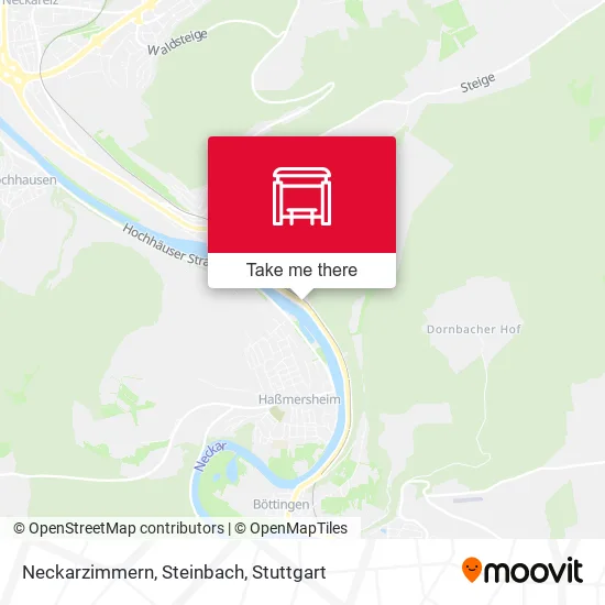Карта Neckarzimmern, Steinbach