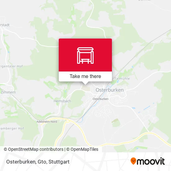 Карта Osterburken, Gto