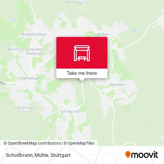 Карта Schollbrunn, Mühle