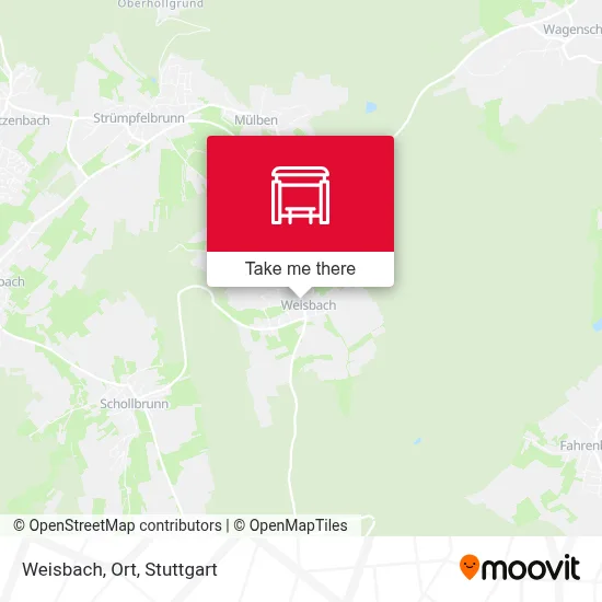 Weisbach, Ort map