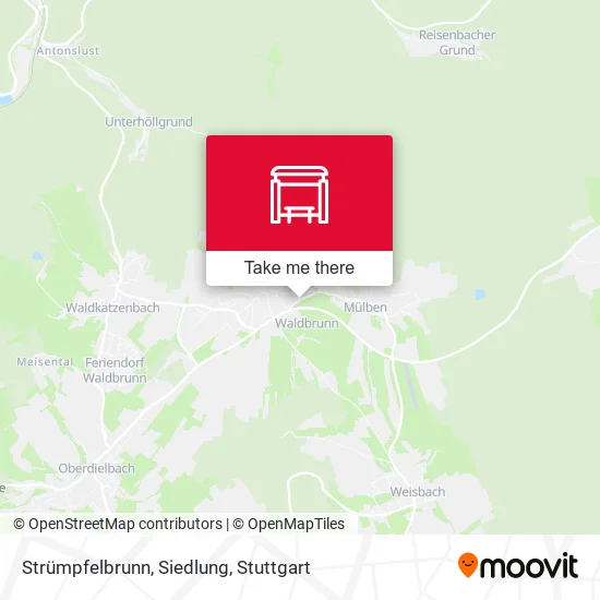 Карта Strümpfelbrunn, Siedlung