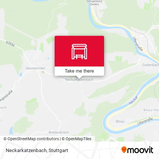 Карта Neckarkatzenbach