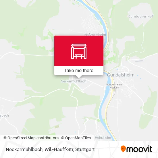 Карта Neckarmühlbach, Wil.-Hauff-Str