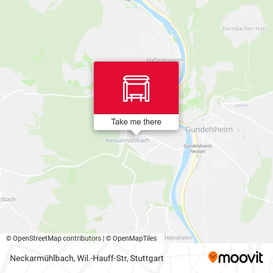 Карта Neckarmühlbach, Wil.-Hauff-Str