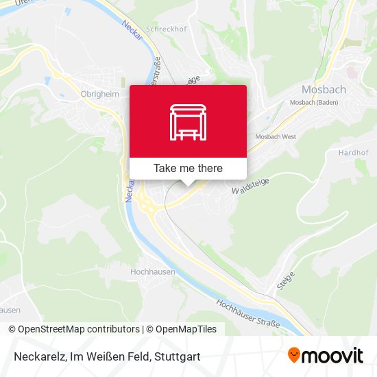 Neckarelz, Im Weißen Feld map