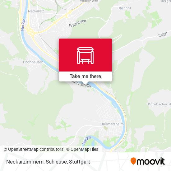 Карта Neckarzimmern, Schleuse