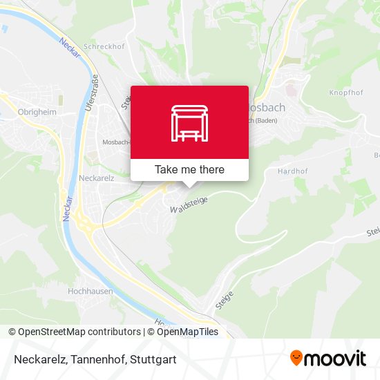 Карта Neckarelz, Tannenhof